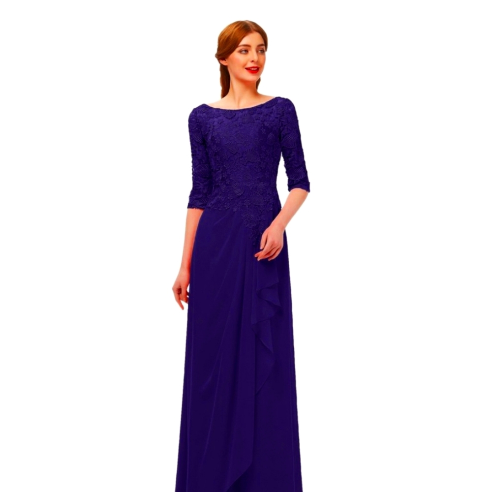 JJs House deep purple maxi dress size 16 NWT